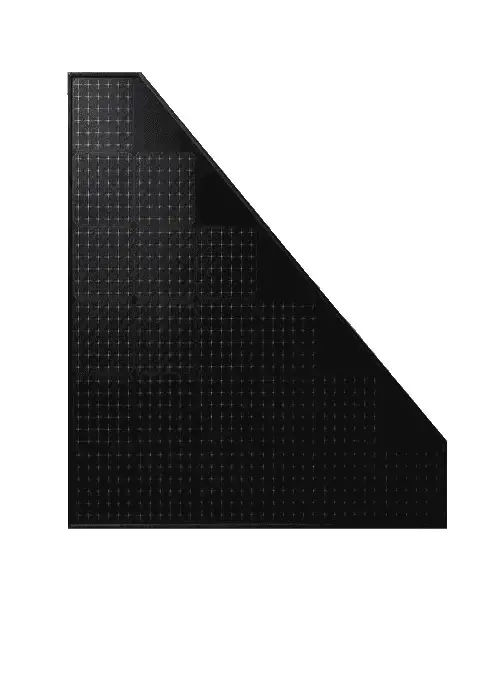 Close-up of a black solar panel corner, highlighting quality and design.
